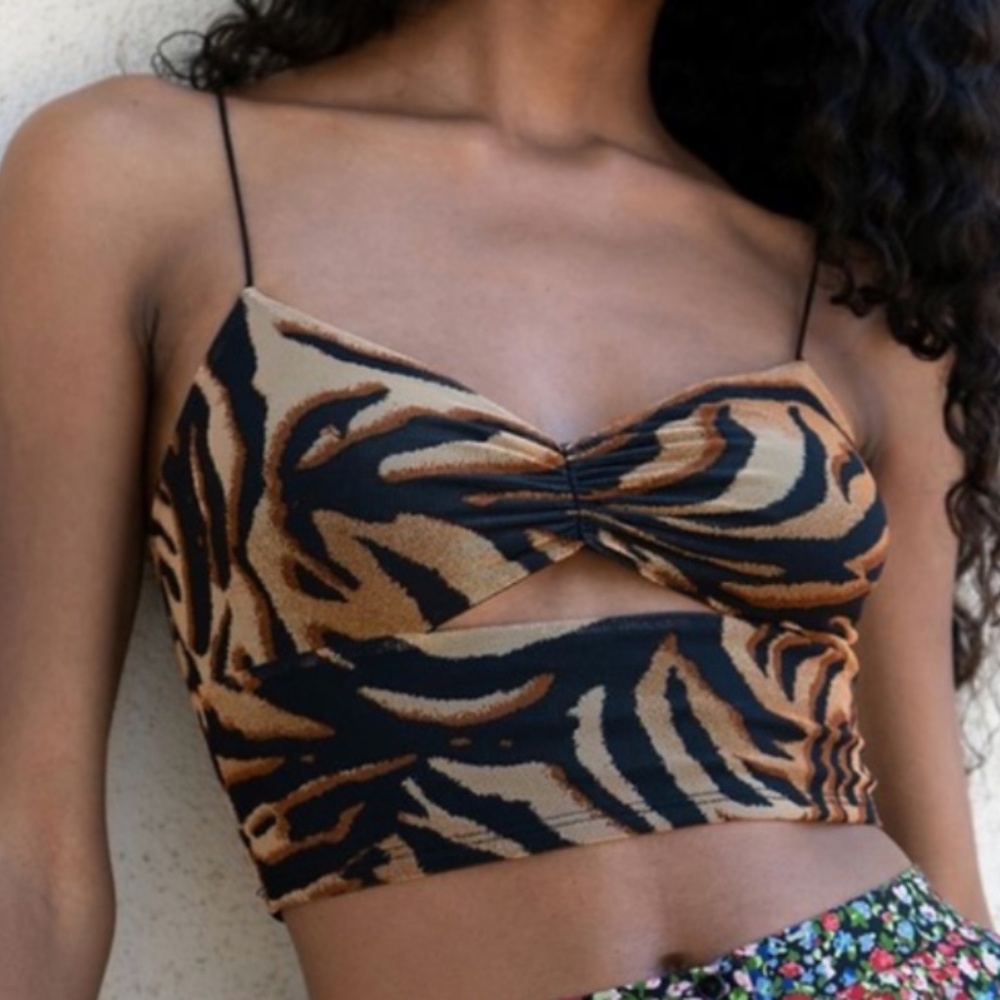 UO Mariana Mesh Cutout Cami